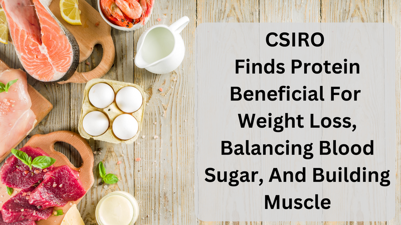 CSIRO Finds Protein Beneficial For Weight Loss, Balancing Blood Sugar And Building Muscle