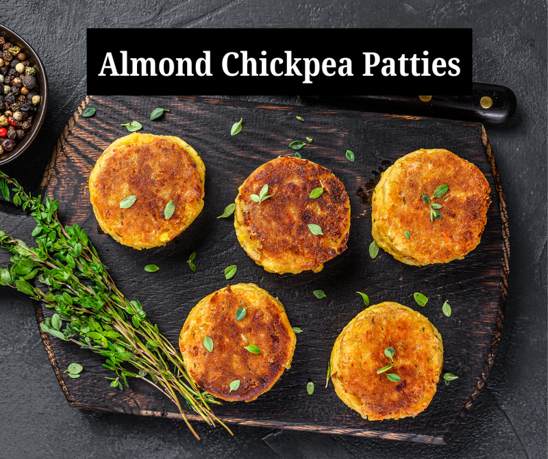 Almond Chickpea Patties Recipe