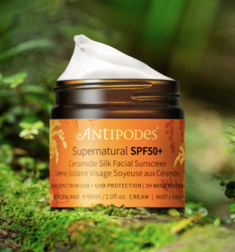 Antipodes Supernatural SPF50+ Ceramide Silk Facial Sunscreen 60ml