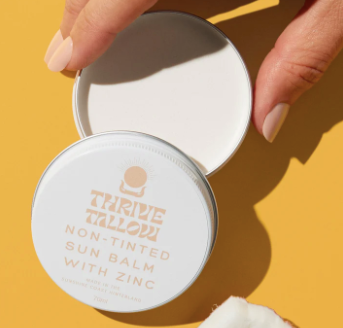 Thrive Tallow- Tallow Based Sun Balm with Zinc Oxide - Non Tinted 70ml