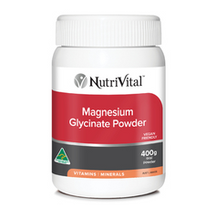 NutriVital Magnesium Glycinate Powder 240g & 400g