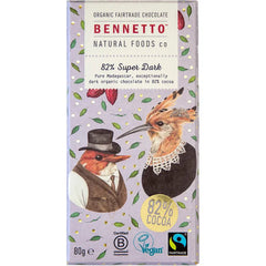 Bennetto Super Dark Chocolate 80gm