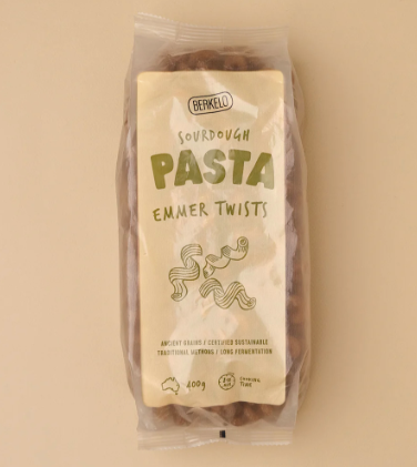 Berkelo Sourdough Pasta Emmer Twists 400g