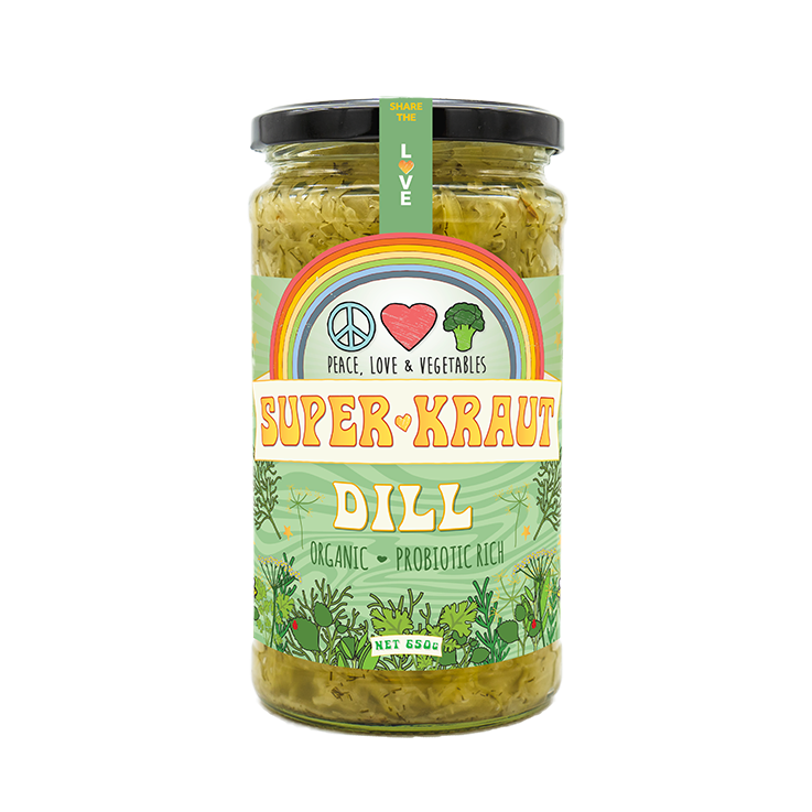 Peace Love & Vegetables Dill Superkraut Organic