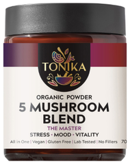Tonika 5 Mushroom Blend 70gm